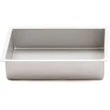 Decora 0062602 Profi-BACKFORM RECHTECKIG AUS ELOXIERTEM Aluminium cm 25X38X7, grau