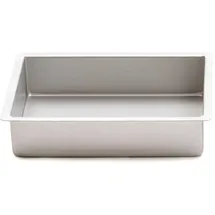 Decora 0062602 Profi-BACKFORM RECHTECKIG AUS ELOXIERTEM Aluminium cm 25X38X7, grau
