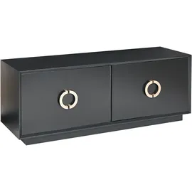 Beliani Oxnard 120 x 46 x 40 cm Schwarz/Gold