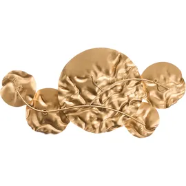 Beliani Wandobjekt CALRY Metall 43 cm Gold