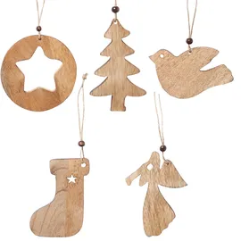Marrakesch Orient & Mediterran Interior Weihnachtsanhänger 10 Stück braun