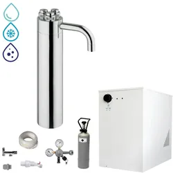 Tafelwassergerät BieTal® BT-30U Kühlung Schanksäule 3-Wege Puls 335 6KG CO2