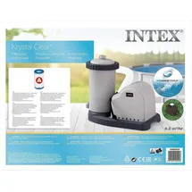 Intex Filterpumpe Poolpumpe 5678 L/h Schwimmbadpumpe Schwimmbecken