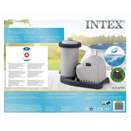 Intex Filterpumpe Poolpumpe 5678 L/h Schwimmbadpumpe Schwimmbecken