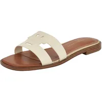 Tommy Hilfiger Damen Terenz Flat Sandal, Beige, 37 EU - 37 EU