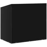 furnicato Gartenmöbel-Schutzhülle Hollywoodschaukel-Schutzhülle 255x145x170/150cm Schwarz (1-St) schwarz