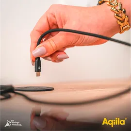 aqiila USB-C auf Apple Lightning 1 m Schwarz