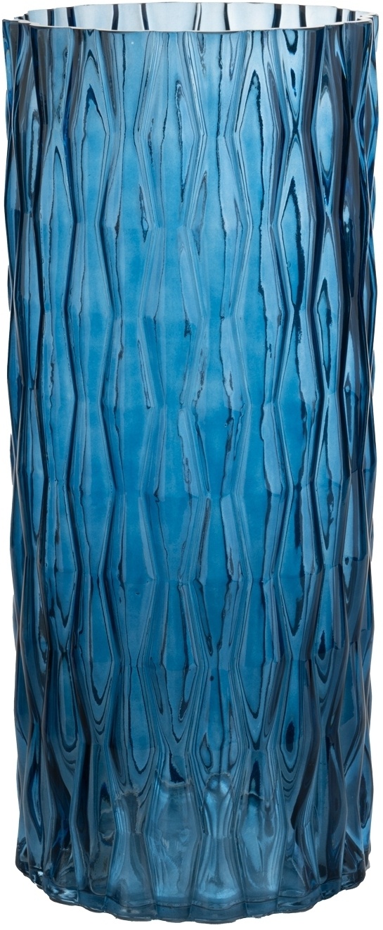 Vase AIMEE, Blau - H 30 cm - Glas