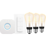 Philips Hue Filament White Ambiance Edison 3er-Pack Starterpaket