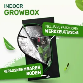 Melko Growbox 40 x 40 x 120 cm Schwarz