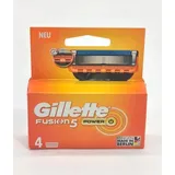 GILLETTE Fusion 5 Power Rasierklingen 4er Pack - 5 Scharfe Klingen - NEU & OVP