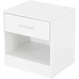 ML-Design Nachtschrank 36,5 x 38,5 x 30 cm Weiß