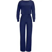 Winshape Damen Functional Comfort Jumpsuit JS101LSC, Comfort Style, Fitness Freizeit Yoga Pilates, Dark-Blue