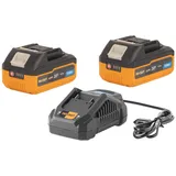 procraft industrial Starter Set 20 V Akku 2 Stück