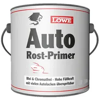 Jaegerlacke Rostschutzgrundierung LÖWE Auto Rost-Primer 510 mit hoher Füllkraft, hitzebeständig bis 120° C, überlackierbar braun|rot