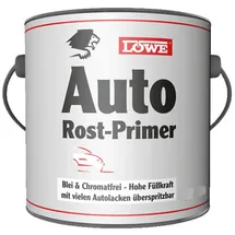 Jaegerlacke Rostschutzgrundierung LÖWE Auto Rost-Primer 510 mit hoher Füllkraft, hitzebeständig bis 120° C, überlackierbar braun|rot