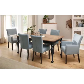 Home Affaire Esszimmerstuhl Queen blau 2er Set
