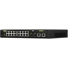 QNAP QSW-M2100 Desktop 2.5G Managed Switch, 16x RJ-45, 2x RJ-45/SFP+, PoE+/PoE++ (QSW-M2116P-2T2S)