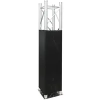 Showgear Traversenabdeckung Stretch 210 g/m2 Schwarz - 200 cm