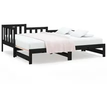vidaXL Tagesbett 80 x 200 cm Schwarz