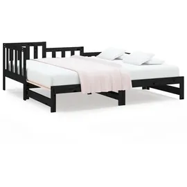 vidaXL Tagesbett 80 x 200 cm Schwarz