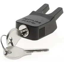 KLICKfix Steckschloss Adapter für Racktime schwarz
