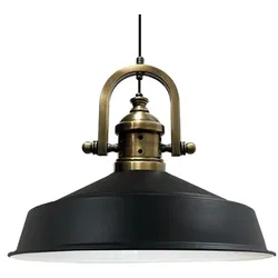 Bamyum Neu Marine Industrial  Schwarz Hängelampe