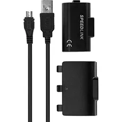 Speedlink Pulse Xbox One Akku und Ladekabel ( bis zu 10 Stunden Spielzeit, gleichzeitig spielen und laden, Micro-USB-Ladekabel) (Neu differenzbesteuert)