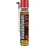 Soudal FR HY Montageschaum, feuerfest PU-Schaum, Brandschutz rosa 750ml
