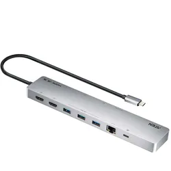 ATEN UH3240 USB-C Dock 4K Dual Display mit Power Passthrough