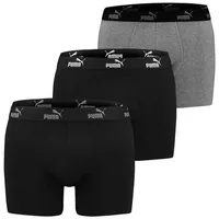 Puma BW MEN PROMO ELEMENTS BOXER 3P in Black/Grey Combo, | L