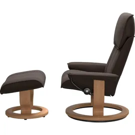 Stressless Relaxsessel STRESSLESS "Admiral", braun (braun batick), B:87cm H:101cm T:78cm, Leder BATICK: BATICK ist ein leicht korrigiertes, durchgefärbtes und genarbtes Möbelleder, bei dem die meisten Unebenheiten und Spuren in der Regel entfernt wurden.