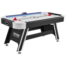 VEVOR Luftbetriebener Hockeytisch Sporthockeyspiel Pushers Pucks LED 1,83m