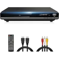 DVD-Player für Fernseher mit HDMI, DVD-168 Multiregionenfreie DVD-Player zum Abspielen mit Fernbedienung, 1080p HD DVD-Player, CD-Player für zu Hause mit USB-Eingang