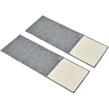 PawHut 2er Kratzmatte Sisal Sessel Couch Katzenkratzmatte
