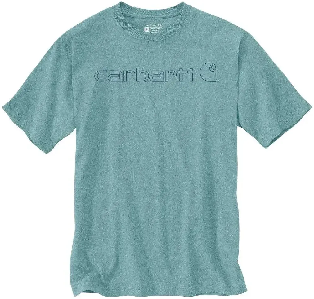 Carhartt | Herren | Graphic Logo T-Shirt | 103361 | Summer Blue Heather S