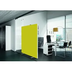 PAPERFLOW Trennwand easyScreen, Textiloberfläche, sandfarben