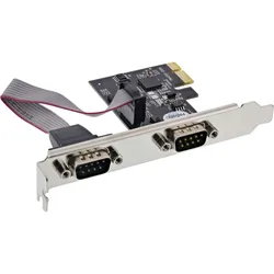 Longshine Controller PCIe 2x Seriell RS232 - Controller