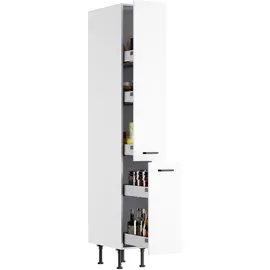 kochstation Apothekerschrank KS-Lucy 30 x 58,1 x 211,8 cm Beige