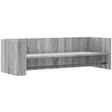 vidaXL Wandregal Grau Sonoma 100x35x30,5 cm Holzwerkstoff