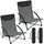Sekey Campingstuhl 2er Set Grau