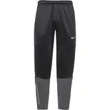 Nike Laufhose Herren in black-anthracite-black-reflective silv, Größe M - schwarz