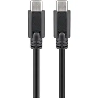 goobay USB-CTM 3.1 Generation 1 Kabel schwarz, 3m USB-CTM-Stecker - USB-CTM-Stecker