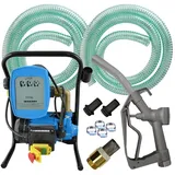 Dieselpumpen Heizölpumpe Biodiesel elektrische Kraftstoffpumpe Ölpumpe Fasspumpe Dieselpumpe Umfülpumpe Selbsansaugend mit Zapfpistole, Zähler und Zubehör Set Power 600-230V