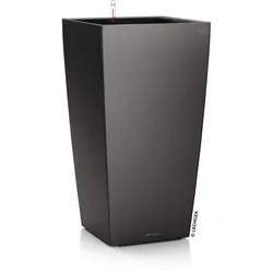 Lechuza Pflanzkübel hoch Cubico 40 anthrazit metallic grau