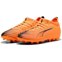 Puma Ultra 6 Match MG Kinder heat fire/puma black/glowing red 37
