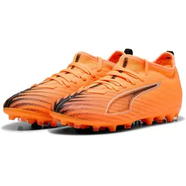Puma Ultra 6 Match MG Kinder heat fire/puma black/glowing red 37