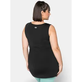sheego Sporttop Schwarz 42