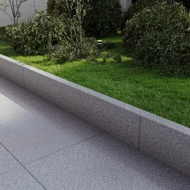 Euro Stone Kantenstein Granit 100 x 18 x 6 cm grau