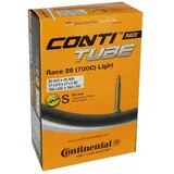 Continental 0181831 Fahrradschlauch 28 light' 700x20/25C (20/25-622/630), SV 60 mm, schwarz (1 Stück)